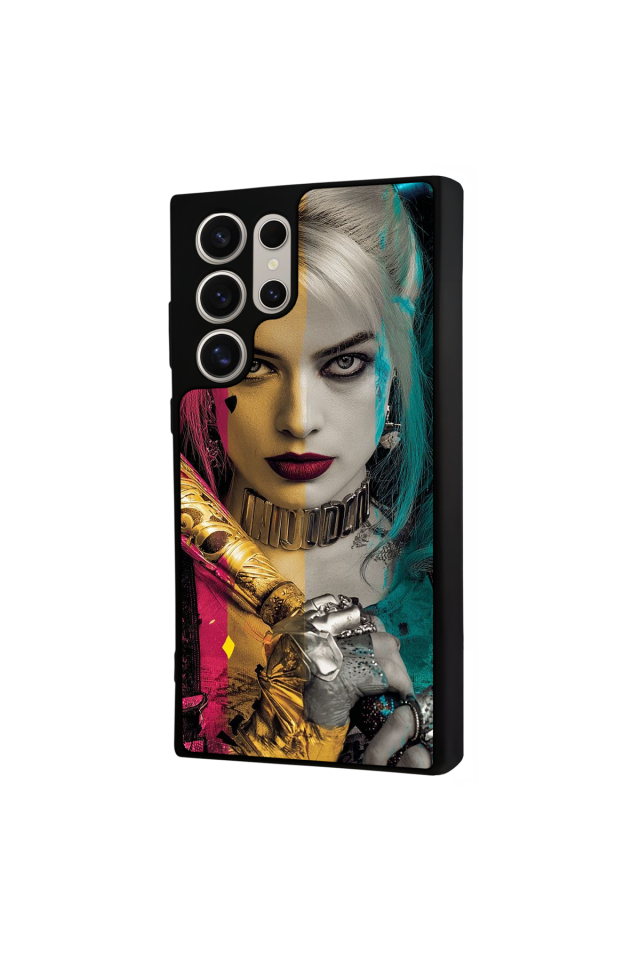 Samsung Galaxy S23 Ultra Uyumlu HarleyQueen Tasarımlı Glossy Premium Kılıf