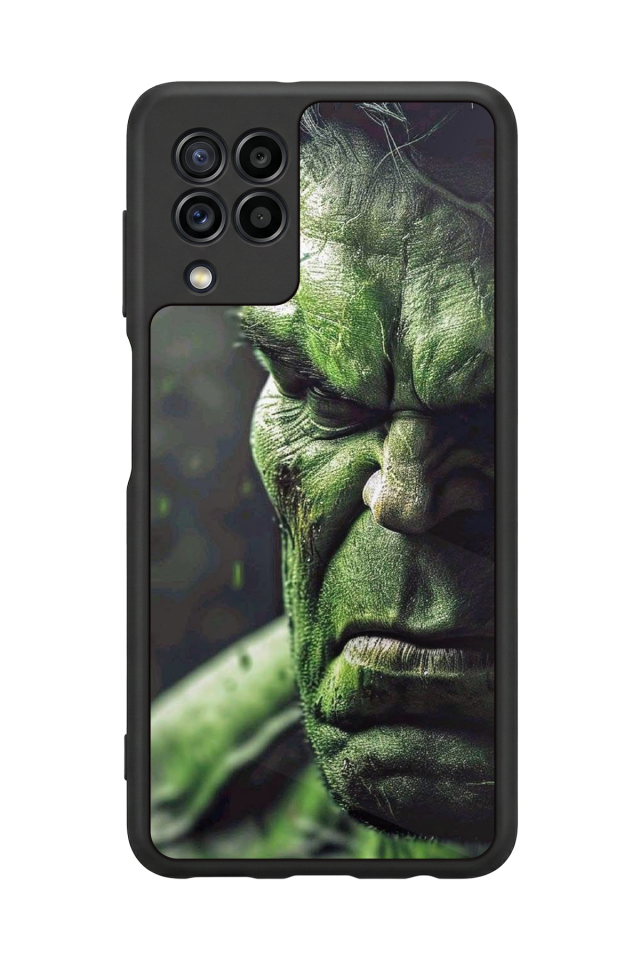 Samsung Galaxy M22 Uyumlu Hulk Tasarımlı Glossy Premium Kılıf