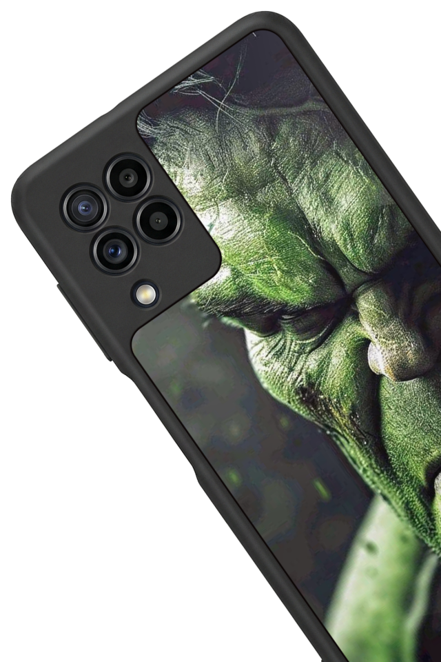 Samsung Galaxy M22 Uyumlu Hulk Tasarımlı Glossy Premium Kılıf