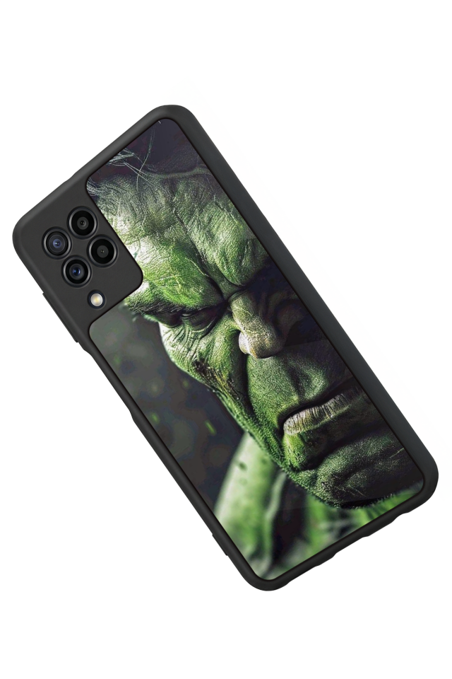 Samsung Galaxy M22 Uyumlu Hulk Tasarımlı Glossy Premium Kılıf