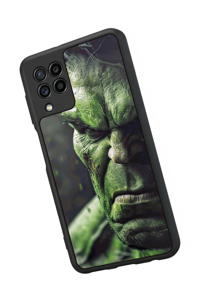 Samsung Galaxy M22 Uyumlu Hulk Tasarımlı Glossy Premium Kılıf