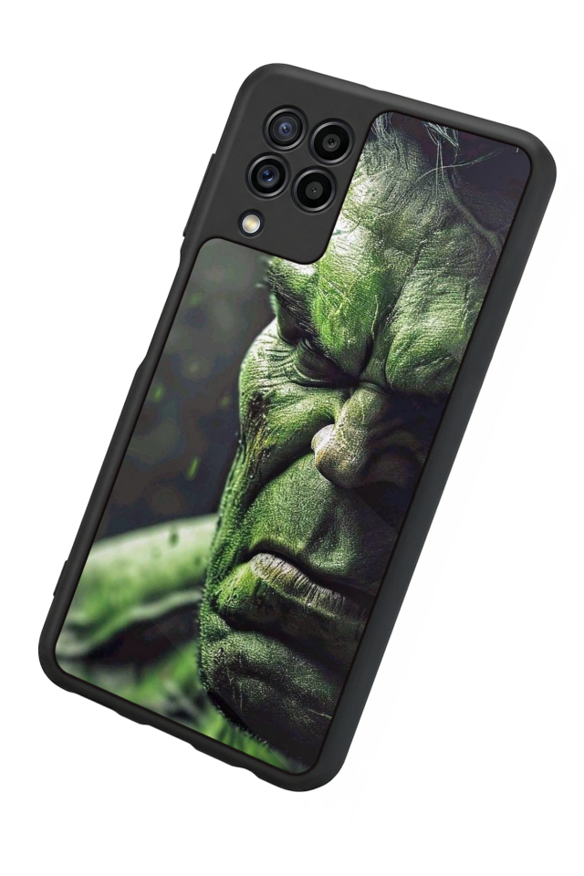 Samsung Galaxy M22 Uyumlu Hulk Tasarımlı Glossy Premium Kılıf