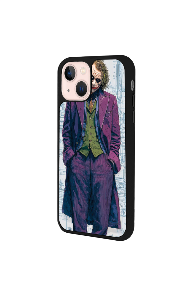 iPhone 15 Uyumlu Joker Tasarımlı Glossy Premium Kılıf
