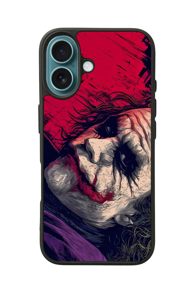iPhone 16 Plus Uyumlu Joker Tasarımlı Glossy Premium Kılıf
