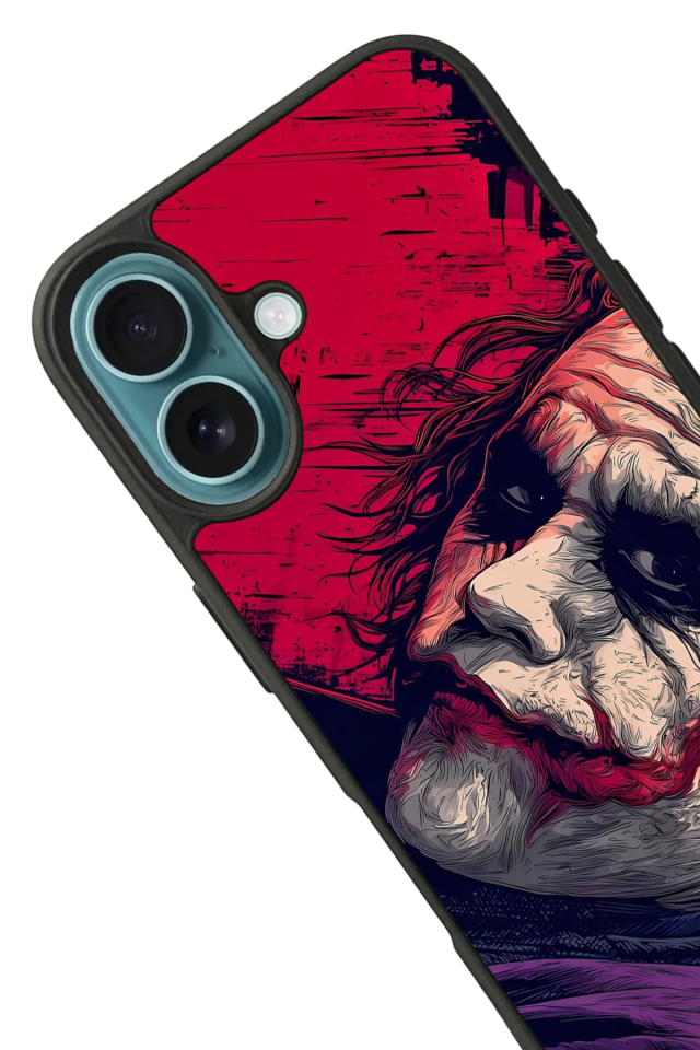 iPhone 16 Plus Uyumlu Joker Tasarımlı Glossy Premium Kılıf