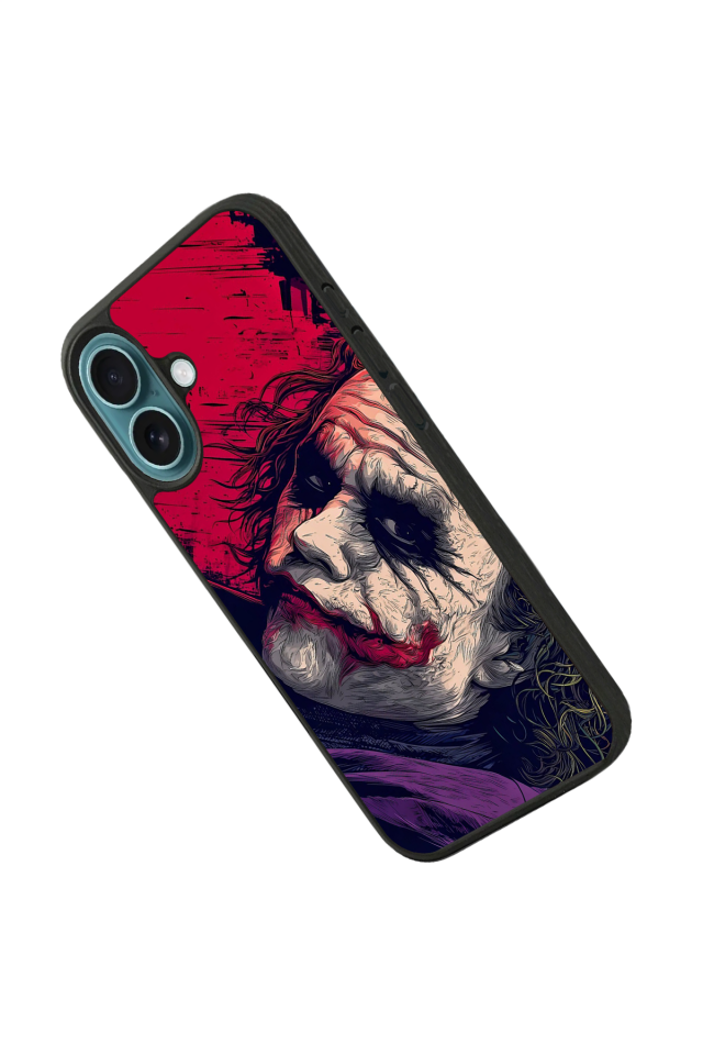 iPhone 16 Plus Uyumlu Joker Tasarımlı Glossy Premium Kılıf