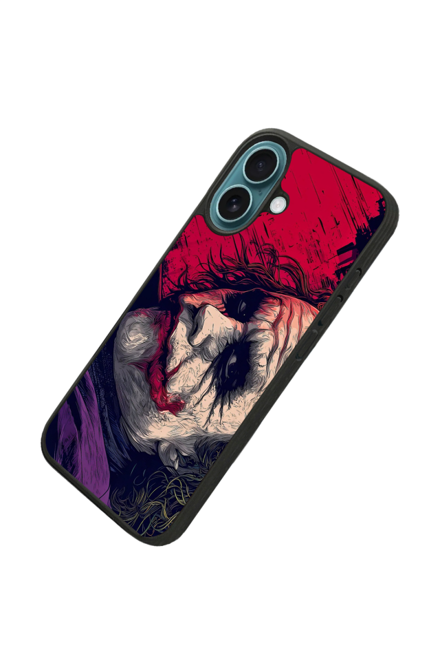 iPhone 16 Plus Uyumlu Joker Tasarımlı Glossy Premium Kılıf