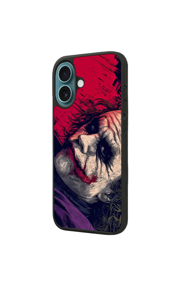 iPhone 16 Plus Uyumlu Joker Tasarımlı Glossy Premium Kılıf