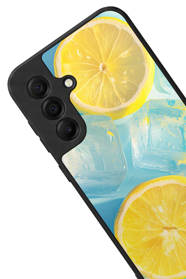 Samsung Galaxy A17 Uyumlu Limon Tasarımlı Glossy Premium Kılıf