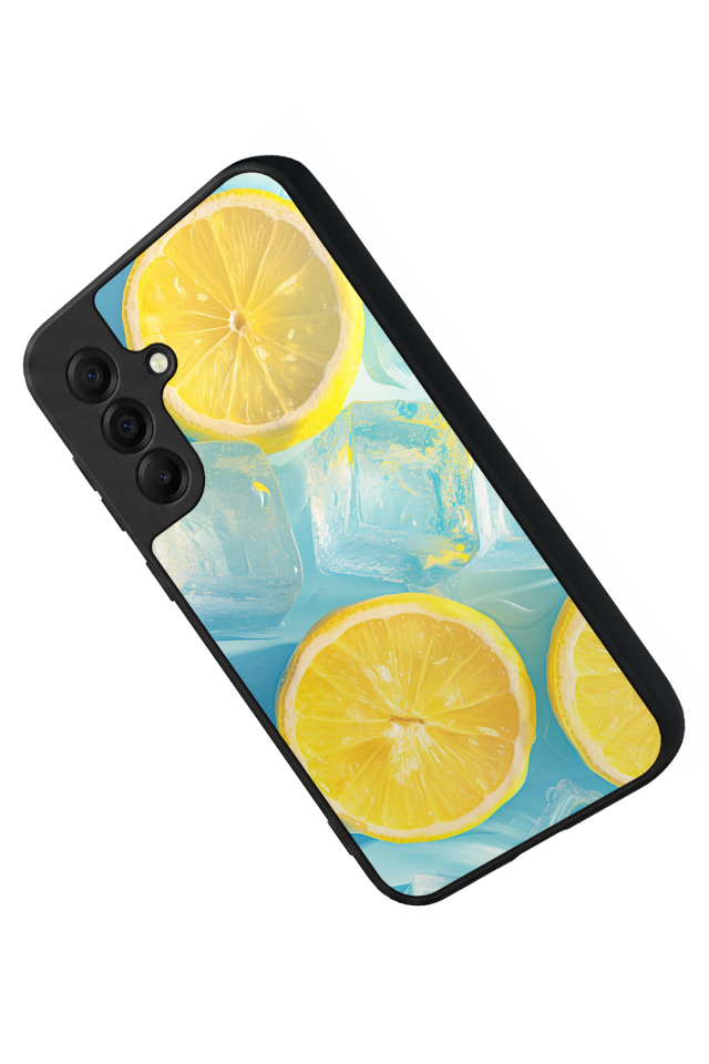 Samsung Galaxy A17 Uyumlu Limon Tasarımlı Glossy Premium Kılıf
