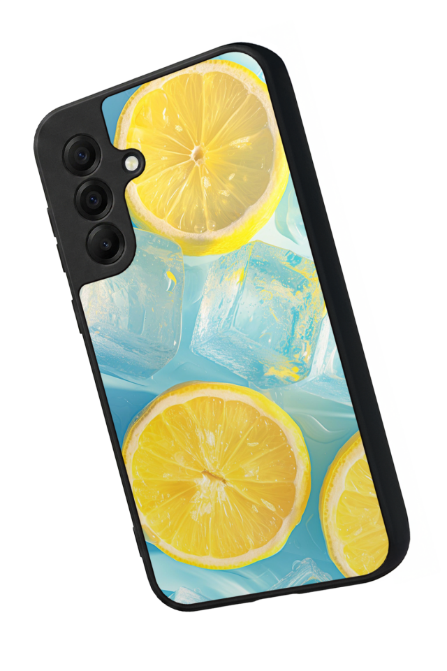 Samsung Galaxy A17 Uyumlu Limon Tasarımlı Glossy Premium Kılıf