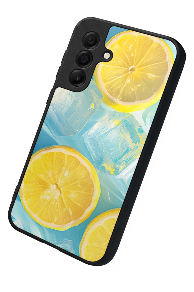 Samsung Galaxy A17 Uyumlu Limon Tasarımlı Glossy Premium Kılıf