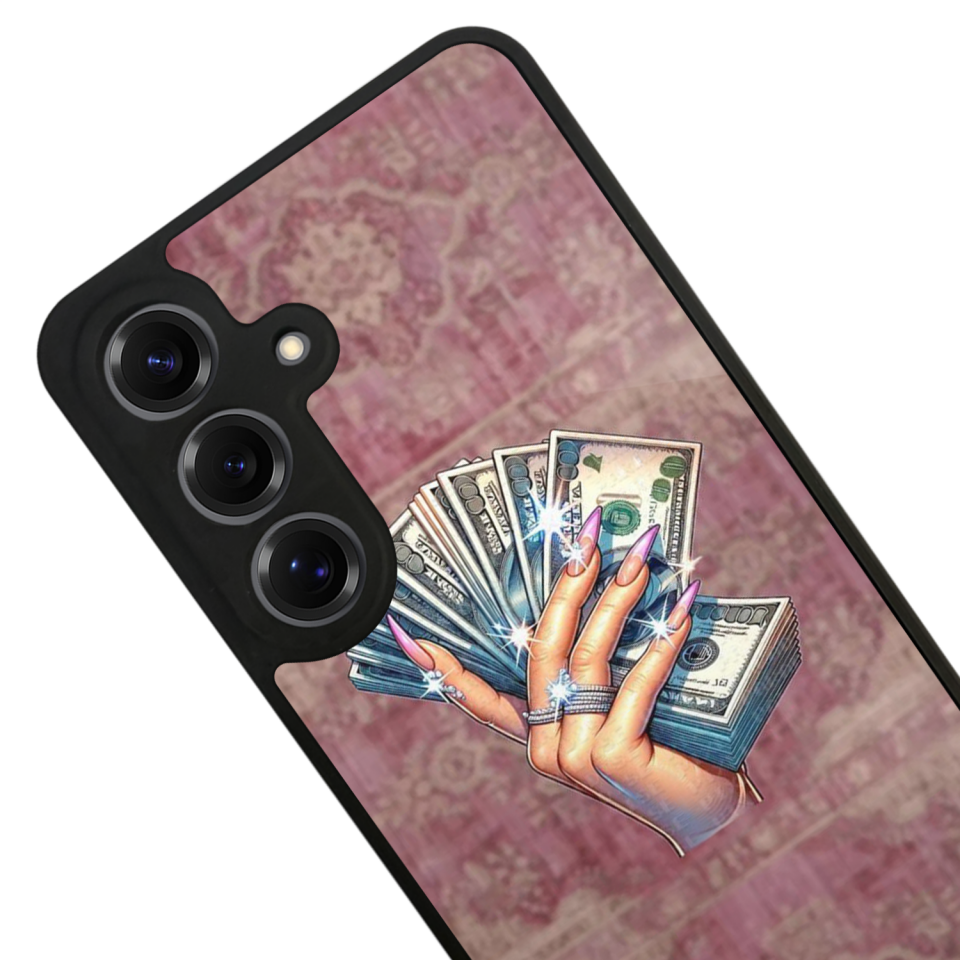 Samsung Galaxy S25 Uyumlu Money Para Tasarımlı Glossy Premium Kılıf