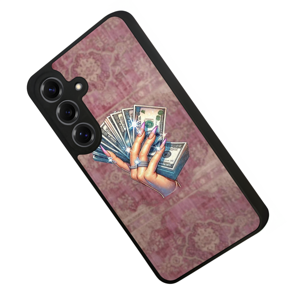 Samsung Galaxy S25 Uyumlu Money Para Tasarımlı Glossy Premium Kılıf