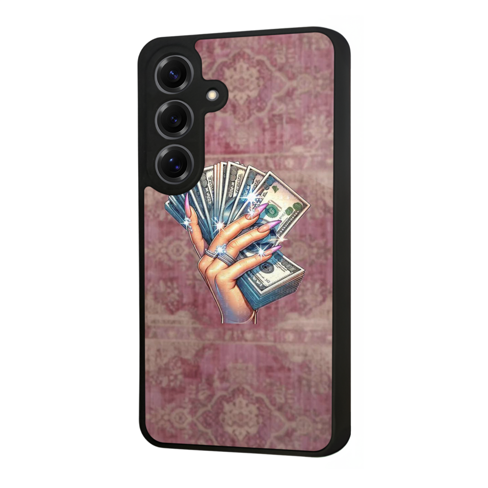 Samsung Galaxy S25 Uyumlu Money Para Tasarımlı Glossy Premium Kılıf