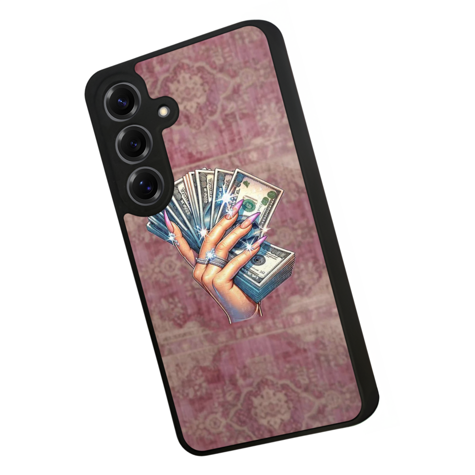 Samsung Galaxy S25 Uyumlu Money Para Tasarımlı Glossy Premium Kılıf