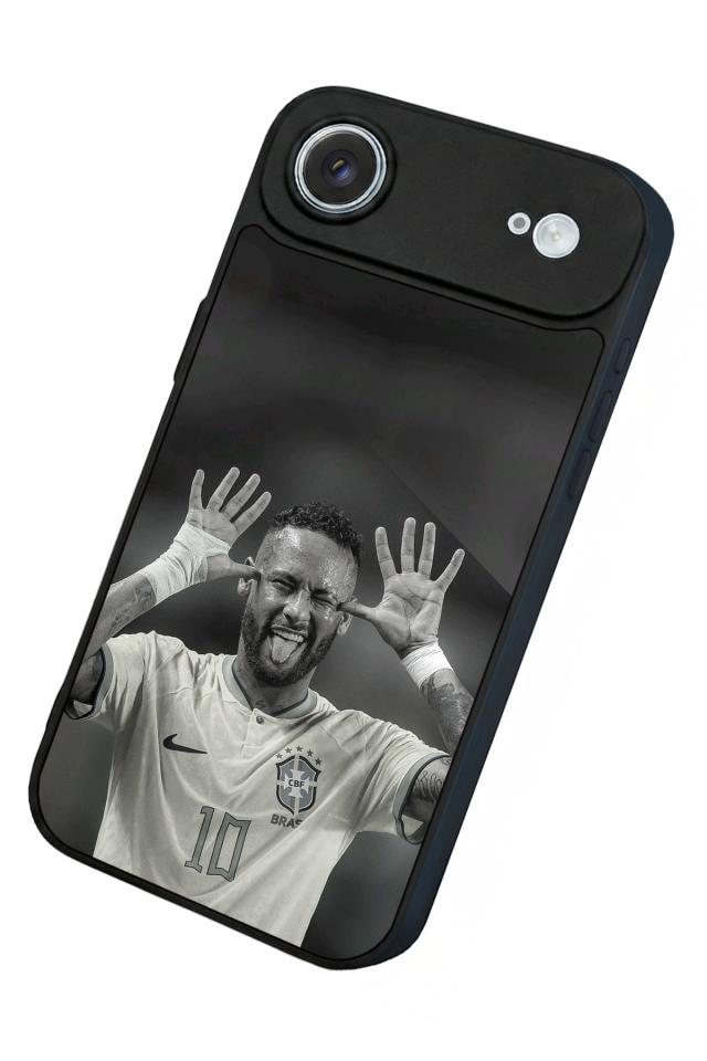 iPhone 17 Air Uyumlu Neymar Tasarımlı Glossy Premium Kılıf