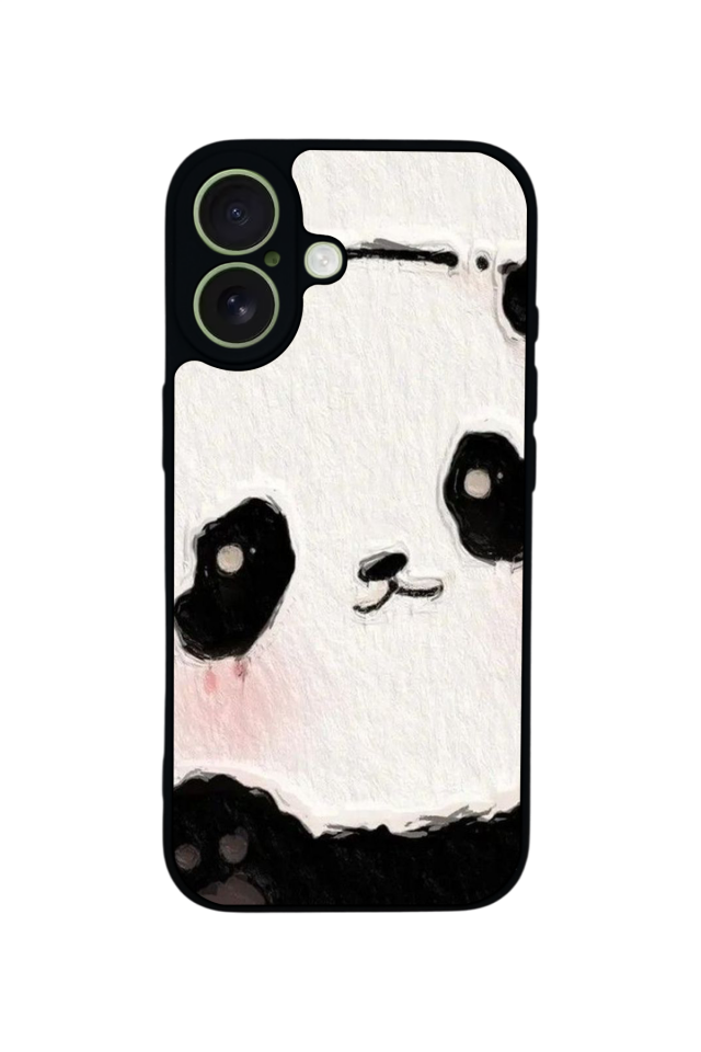 iPhone 17 Uyumlu Panda Tasarımlı Glossy Premium Kılıf