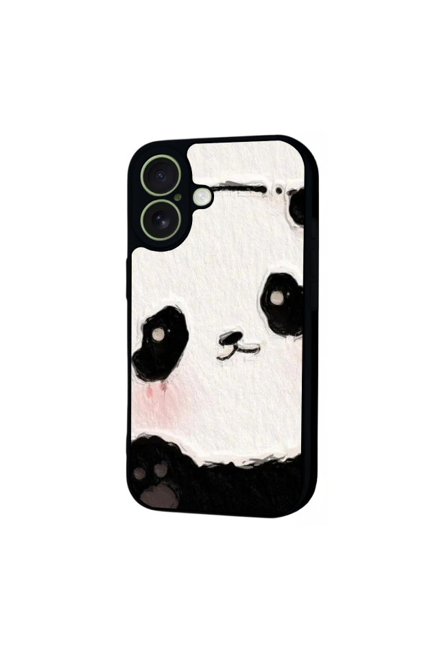 iPhone 17 Uyumlu Panda Tasarımlı Glossy Premium Kılıf