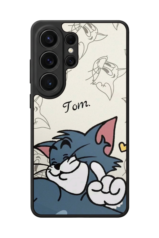 Samsung Galaxy S26 Ultra Uyumlu Tom And Jerry Tasarımlı Glossy Premium Kılıf