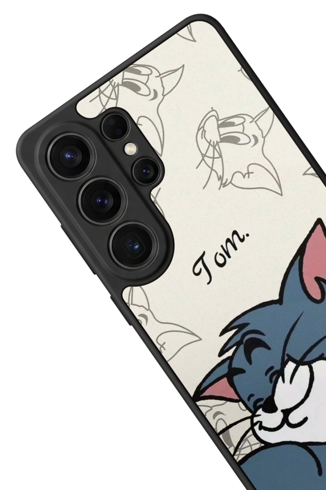 Samsung Galaxy S26 Ultra Uyumlu Tom And Jerry Tasarımlı Glossy Premium Kılıf
