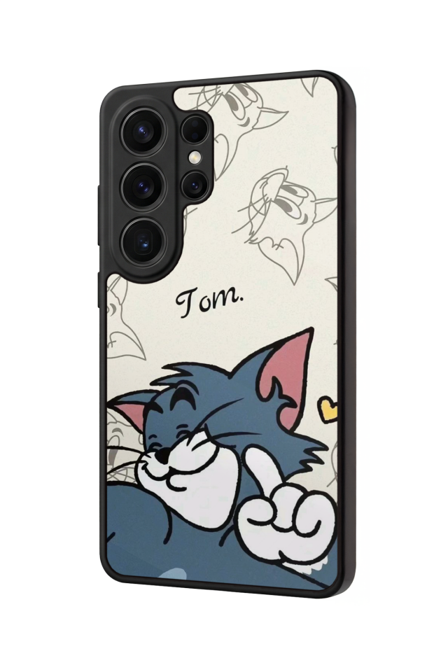 Samsung Galaxy S26 Ultra Uyumlu Tom And Jerry Tasarımlı Glossy Premium Kılıf