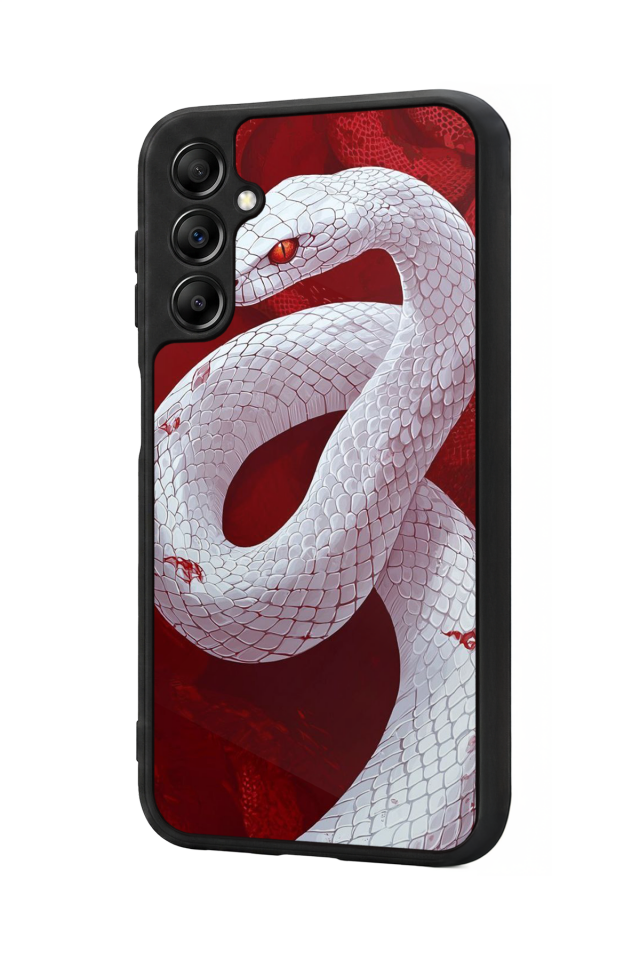 Samsung Galaxy A14 Uyumlu Yılan Tasarımlı Glossy Premium Kılıf