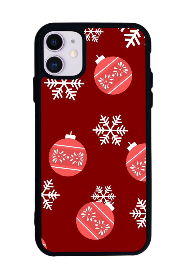 iPhone 11 Uyumlu Yilbasi Christmas Tasarımlı Glossy Premium Kılıf