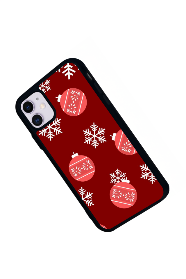 iPhone 11 Uyumlu Yilbasi Christmas Tasarımlı Glossy Premium Kılıf
