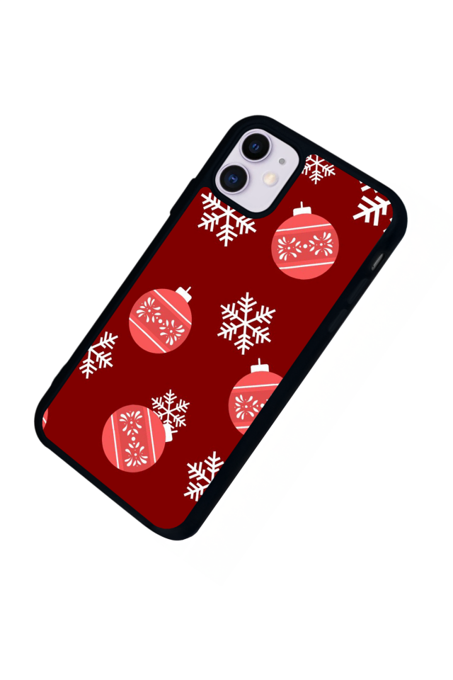 iPhone 11 Uyumlu Yilbasi Christmas Tasarımlı Glossy Premium Kılıf
