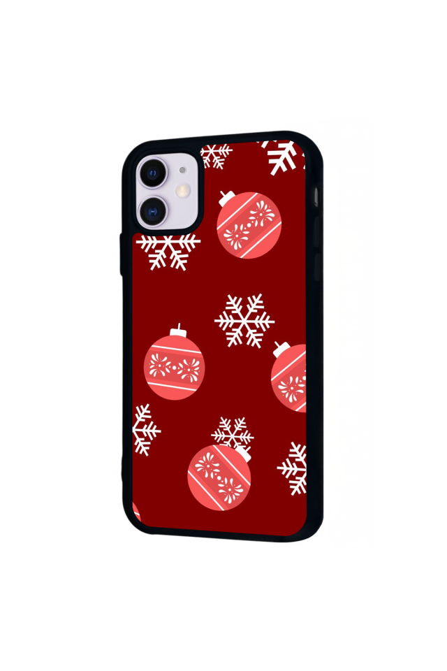 iPhone 11 Uyumlu Yilbasi Christmas Tasarımlı Glossy Premium Kılıf