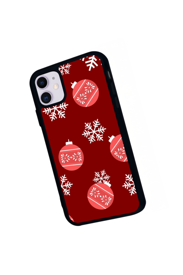 iPhone 11 Uyumlu Yilbasi Christmas Tasarımlı Glossy Premium Kılıf