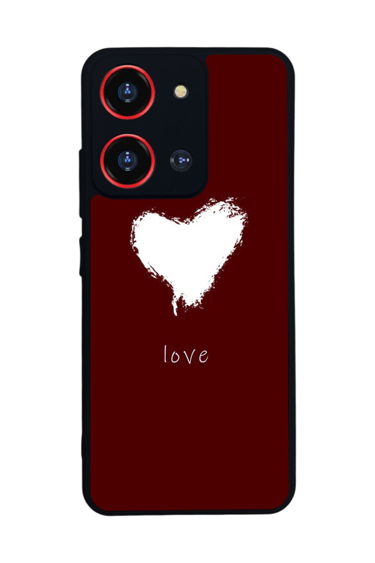 Reeder S19 Max Pro S 108MP Uyumlu Kalp Love Tasarımlı Glossy Premium Kılıf