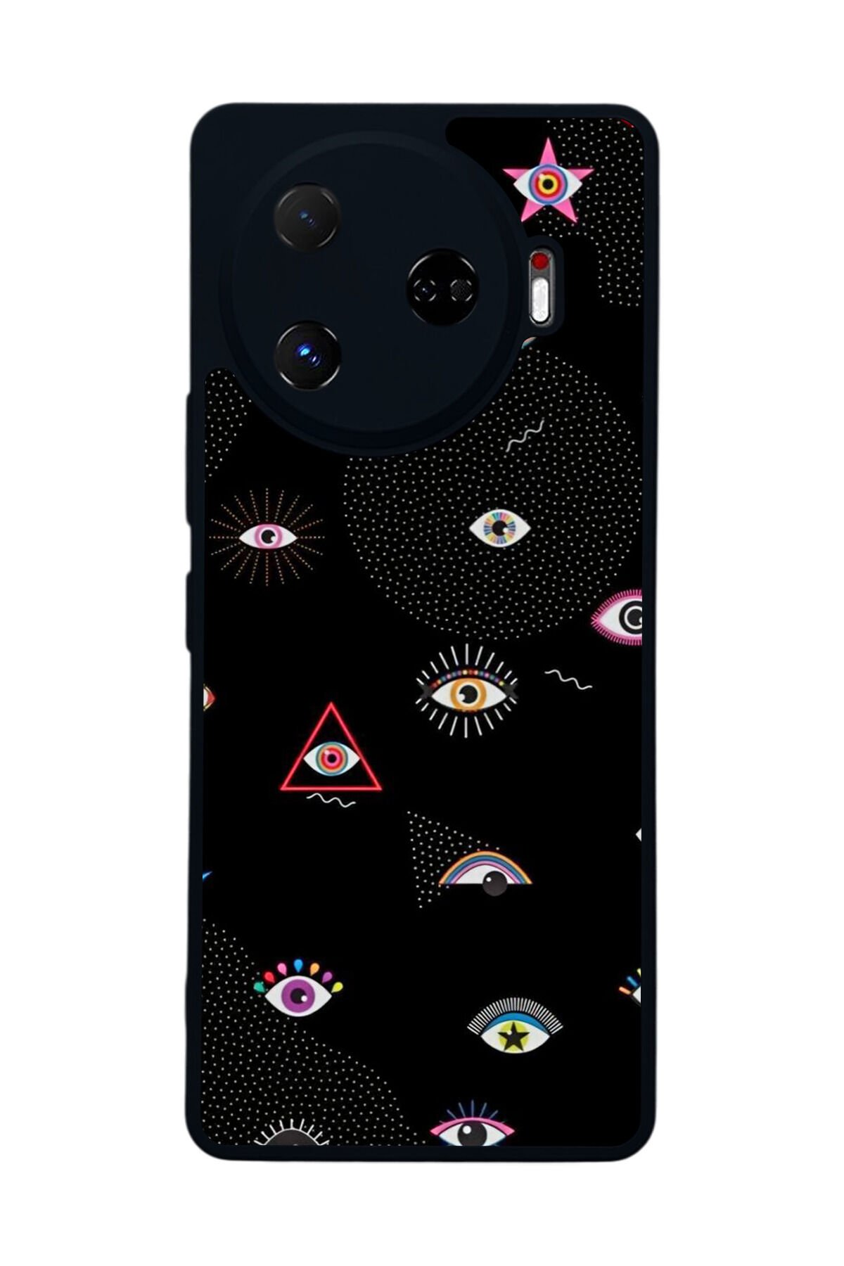 Tecno Camon 30 Pro Uyumlu Göz Tasarımlı Glossy Premium Kılıf