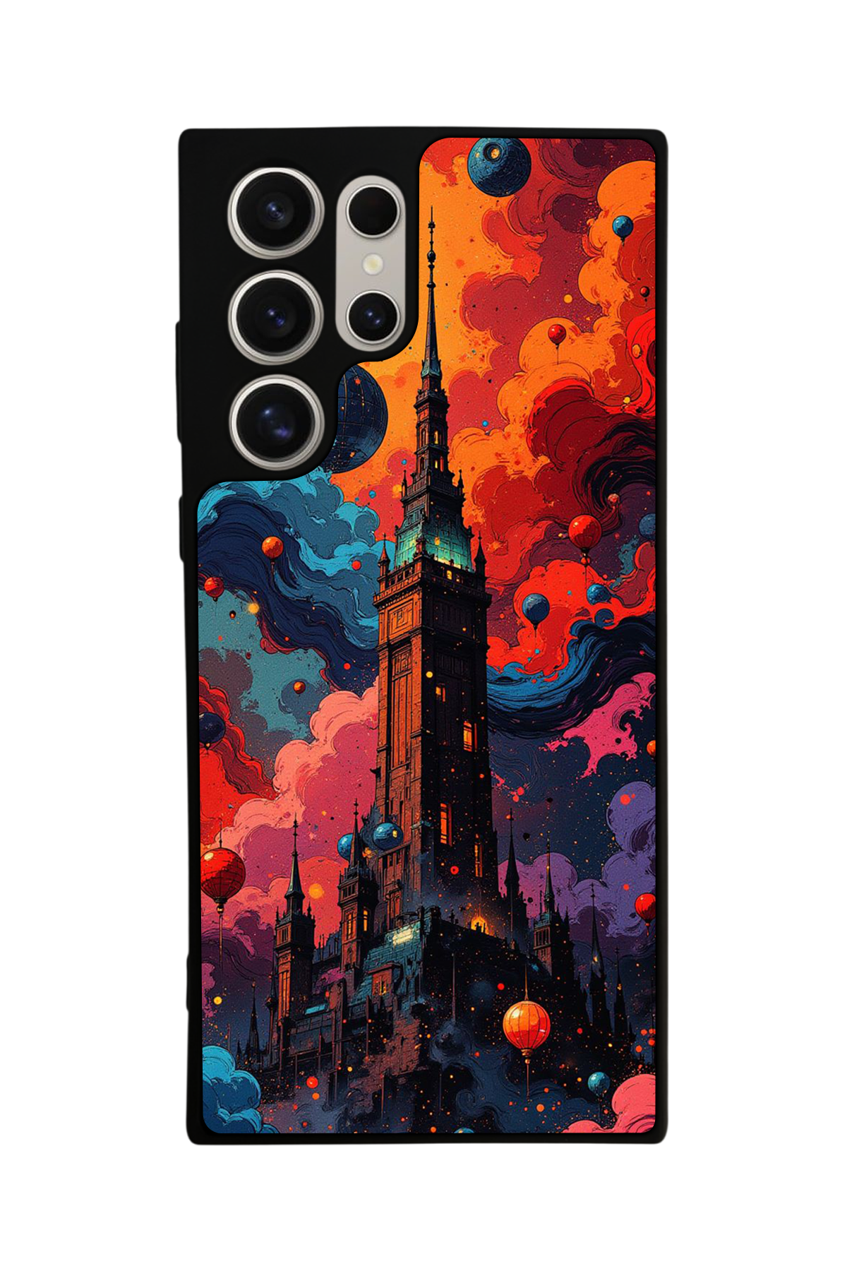 Samsung Galaxy S22 Ultra Uyumlu Abstract Tasarımlı Glossy Premium Kılıf