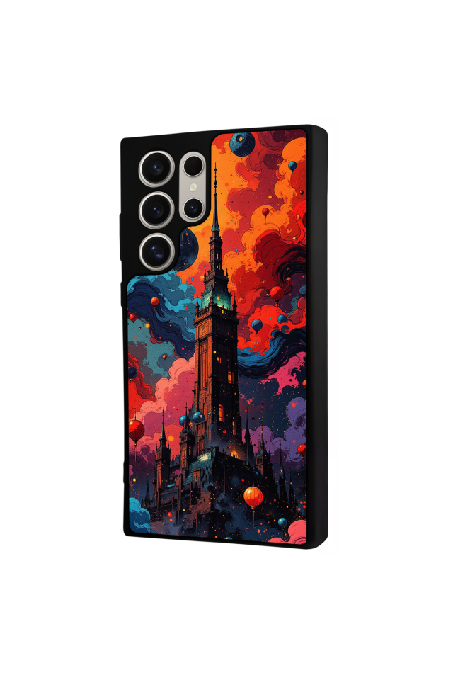 Samsung Galaxy S22 Ultra Uyumlu Abstract Tasarımlı Glossy Premium Kılıf