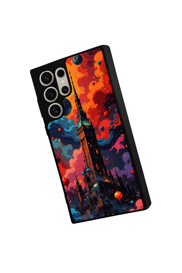 Samsung Galaxy S22 Ultra Uyumlu Abstract Tasarımlı Glossy Premium Kılıf