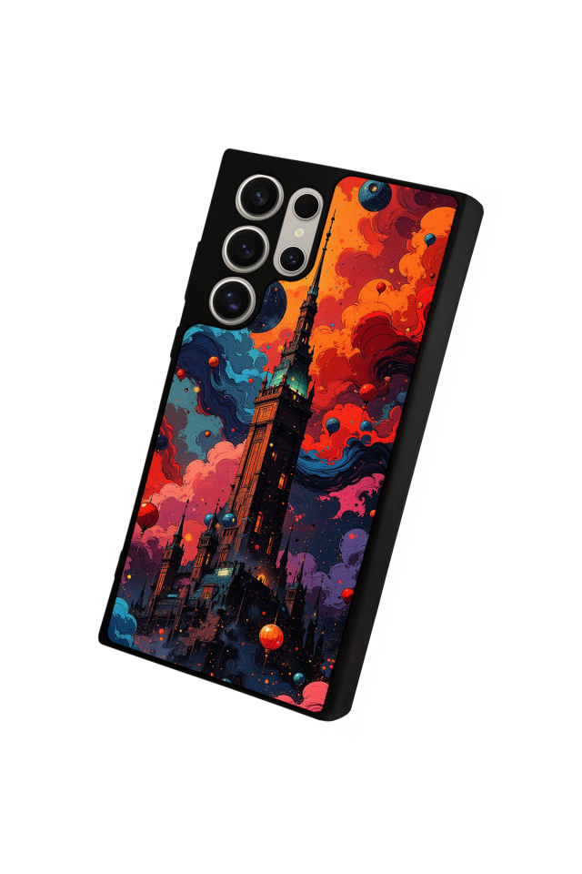 Samsung Galaxy S22 Ultra Uyumlu Abstract Tasarımlı Glossy Premium Kılıf