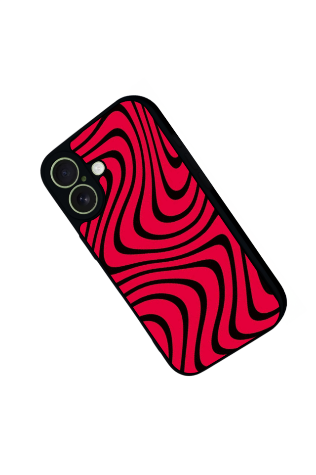 iPhone 17 Uyumlu Çizgi Sanatı Tasarımlı Glossy Premium Kılıf