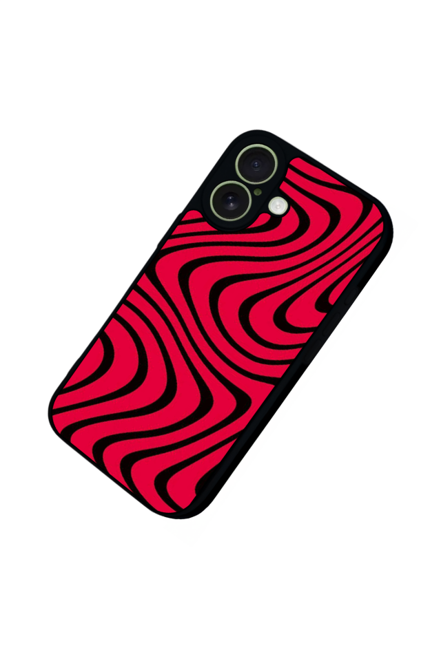 iPhone 17 Uyumlu Çizgi Sanatı Tasarımlı Glossy Premium Kılıf