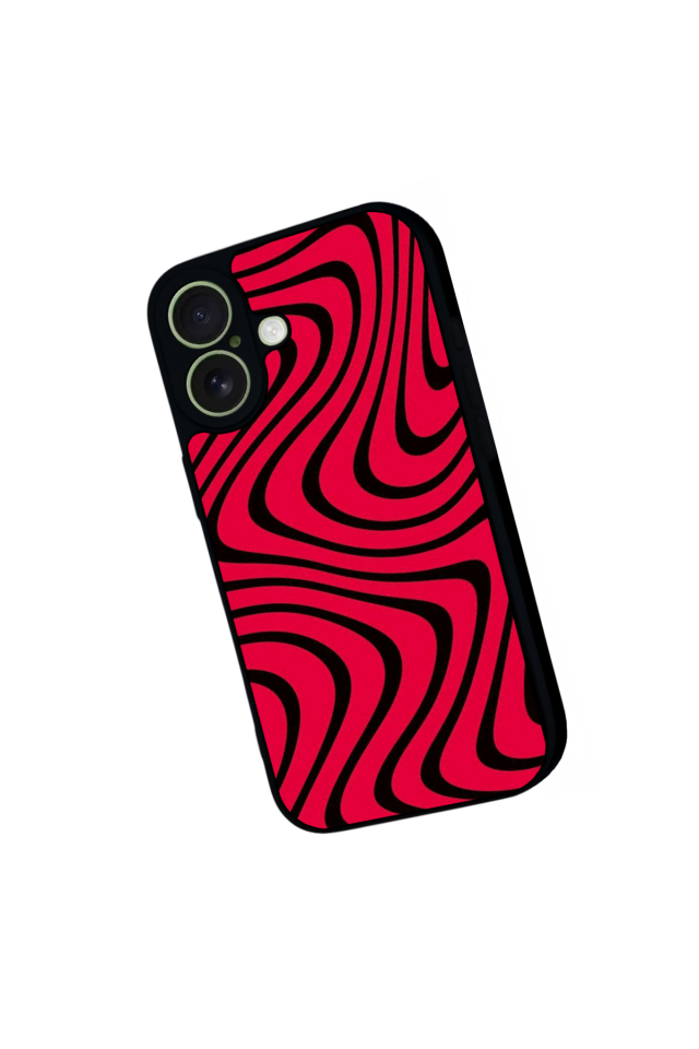 iPhone 17 Uyumlu Çizgi Sanatı Tasarımlı Glossy Premium Kılıf