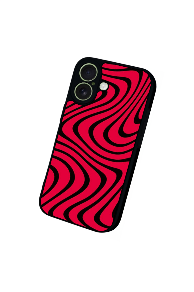 iPhone 17 Uyumlu Çizgi Sanatı Tasarımlı Glossy Premium Kılıf