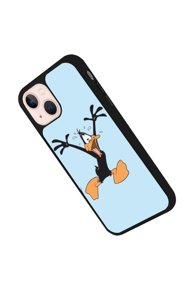 iPhone 13/14 Uyumlu Daffy duck Tasarımlı Glossy Premium Kılıf