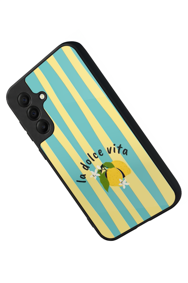 Samsung Galaxy A17 Uyumlu Limon Tasarımlı Glossy Premium Kılıf