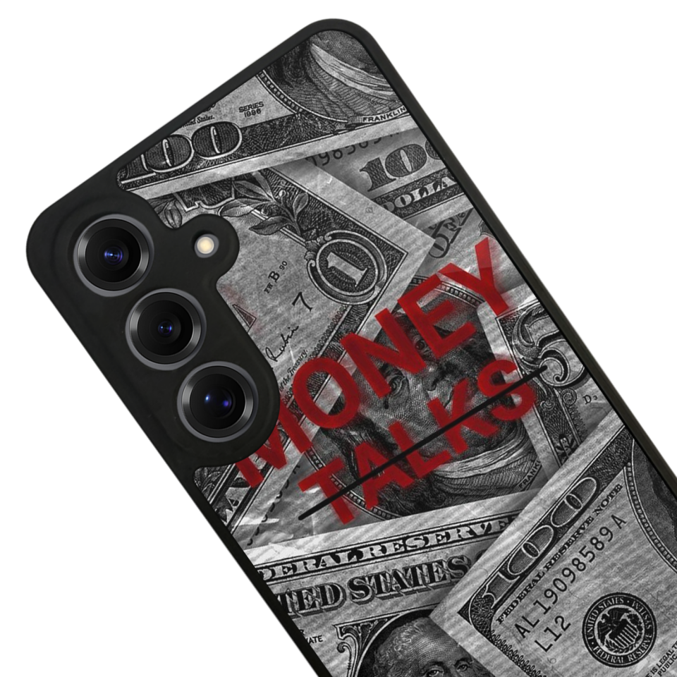 Samsung Galaxy S25 Uyumlu Money Para Tasarımlı Glossy Premium Kılıf