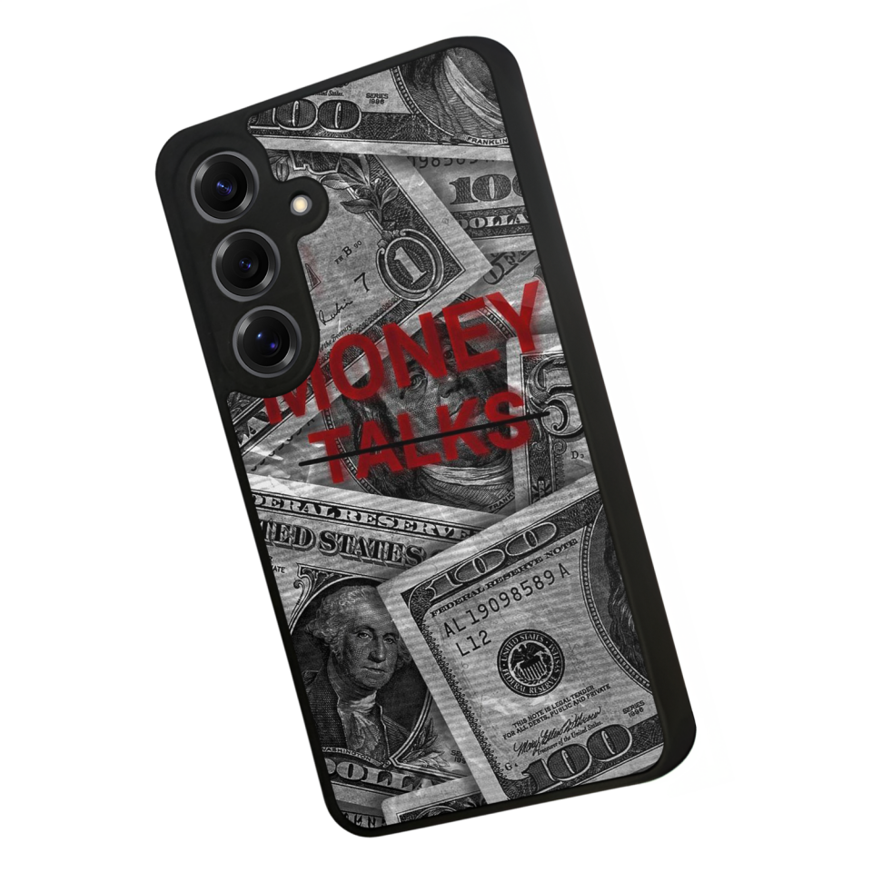 Samsung Galaxy S25 Uyumlu Money Para Tasarımlı Glossy Premium Kılıf