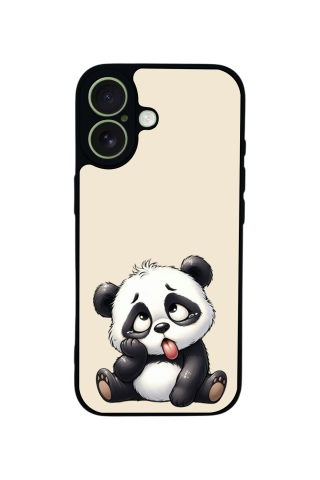 iPhone 17 Uyumlu Panda Tasarımlı Glossy Premium Kılıf