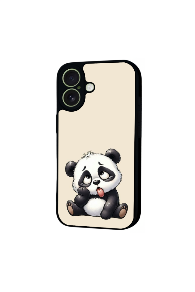 iPhone 17 Uyumlu Panda Tasarımlı Glossy Premium Kılıf