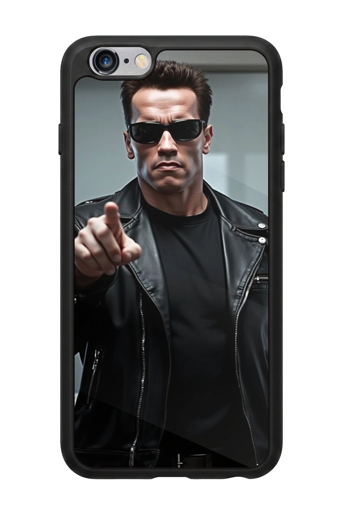 iPhone 6 Plus Uyumlu Terminator Tasarımlı Glossy Premium Kılıf