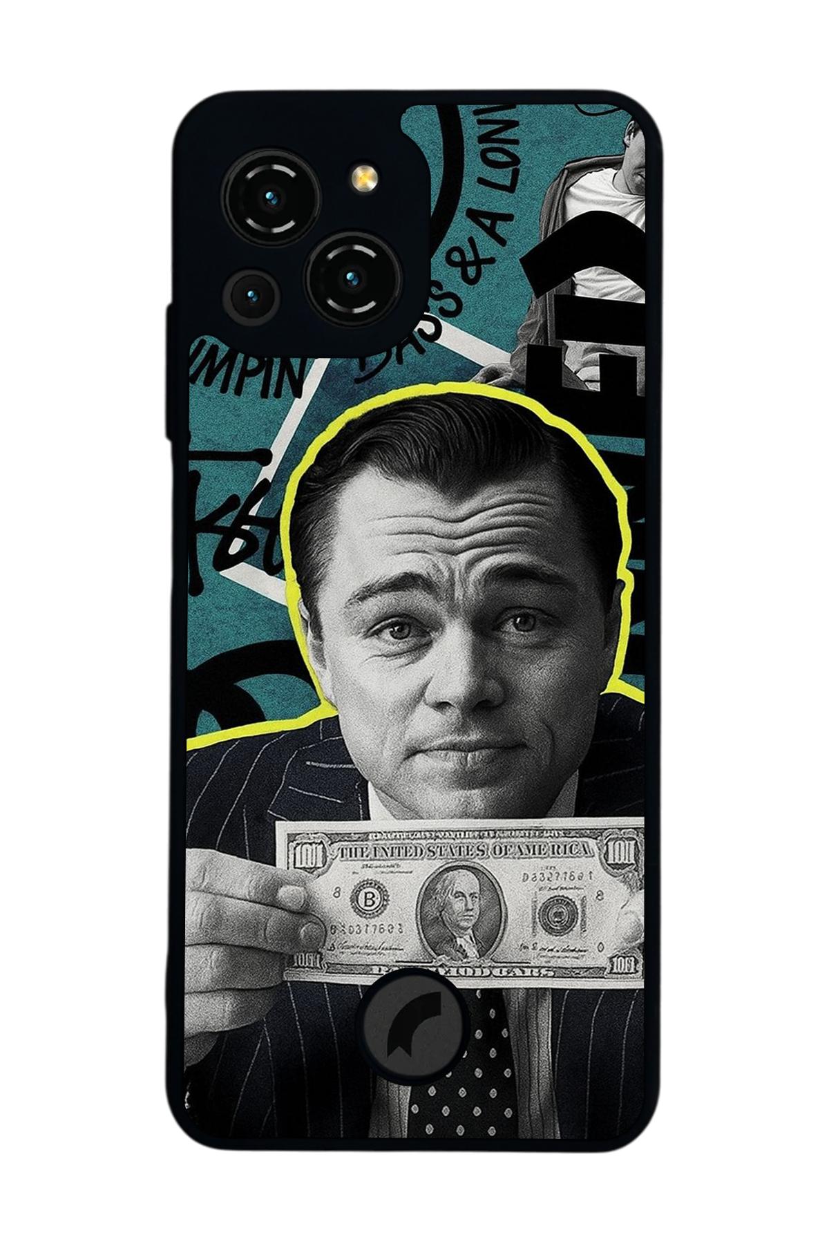 Reeder S23 Pro Max Uyumlu TheWolf Tasarımlı Glossy Premium Kılıf